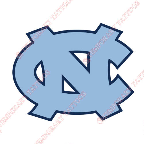 North Carolina Tar Heels Customize Temporary Tattoos Stickers NO.5532